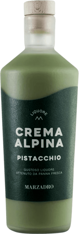 31,95 € Kostenloser Versand | Sahnelikör Marzadro Alpina Tirol del Sur Italien 70 cl Pistacchio — Pistazie