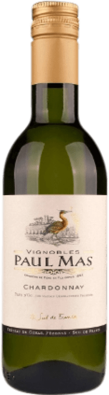 5,95 € 送料無料 | 白ワイン Paul Mas Trocken — 辛口 ラングドック フランス Chardonnay — シャルドネ 小瓶 25 cl