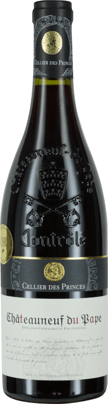 44,95 € Kostenloser Versand | Rotwein Cellier des Princes Trocken A.O.C. Châteauneuf-du-Pape Rhône Frankreich Syrah, Garnacha — Grenache, Mourvèdre 75 cl