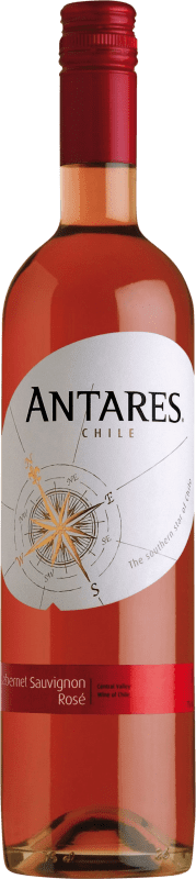 4,95 € Бесплатная доставка | Розовое вино Santa Carolina Antares Trocken — Сухое Rosé — Розе I.G. Valle Central Центральная долина Чили Cabernet Sauvignon — Каберне Совиньон 75 cl