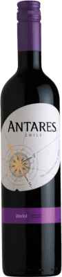 8,95 € Envio grátis | Vinho Tinto Santa Carolina Antares Trocken — Seco I.G. Valle del Maule Vale do Maule Chile Merlot 75 cl
