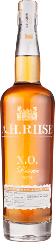 82,95 € Envío gratis | Ron A.H. Riise XO Extra Old — Extra Viejo, Reserva Dinamarca 70 cl
