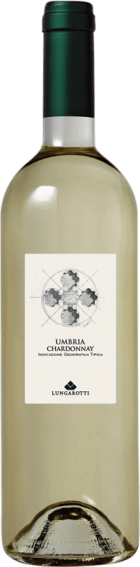 6,95 € 送料無料 | 白ワイン Lungarotti Trocken — 辛口 I.G.T. Umbria ウンブリア イタリア Chardonnay — シャルドネ 75 cl