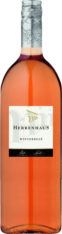 9,95 € Envio grátis | Vinho Quente Lergenmüller Herrenhaus Tradicional, Rosé Q.b.A. Pfälz Pfälz Alemanha 1 L
