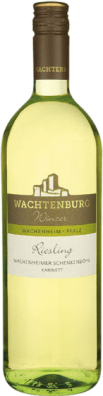 6,95 € 免费送货 | 甜葡萄酒 Wachtenburg Winzer Wachenheimer Schenkenböhl Kabinett — 成熟采收 Q.b.A. Pfälz 普法尔茨 德国 Riesling — 雷司令 1 L