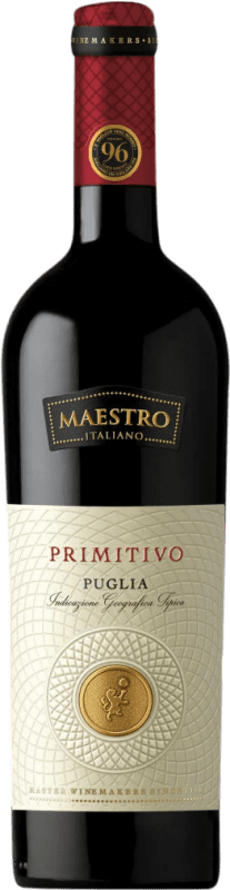8,95 € Envoi gratuit | Vin Rouge Cielo e Terra Maestro Trocken — Sec I.G.T. Puglia Pouilles Italie Primitivo 75 cl