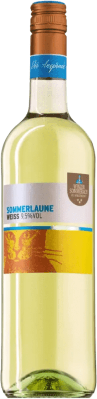 10,95 € Envio grátis | Vinho Branco Sommerach Sommerlaune Q.b.A. Franken Franken Alemanha Müller-Thurgau, Bacchus 75 cl Fruity — Frutado