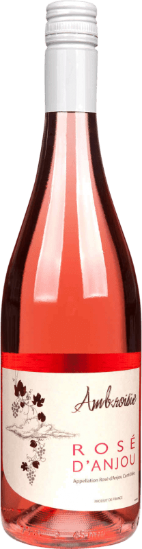9,95 € Envoi gratuit | Vin Rosé Les Caves de la Loire. Ambroisie Semiseco — Demi-Sec Rosé A.O.C. Anjou Loire France Cabernet Franc 75 cl