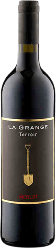 11,95 € 送料無料 | 赤ワイン La Grange Terroir Trocken — 辛口 I.G.P. Vin de Pays d'Oc ラングドック フランス Merlot — メルロー 75 cl
