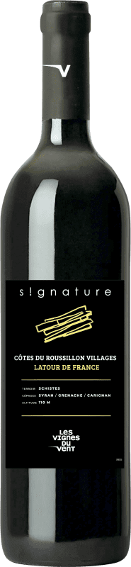 12,95 € Envoi gratuit | Vin Rouge Vignerons Catalans Latour de Franc Trocken — Sec Villages, Signature A.O.C. Côtes du Roussillon Roussillon France Syrah, Garnacha — Grenache, Cariñena — Carignan 75 cl
