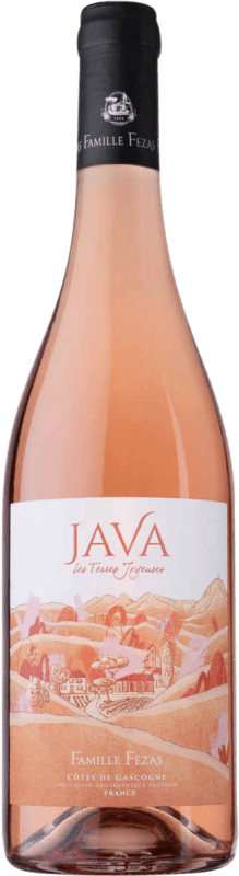 12,95 € Envoi gratuit | Vin Rosé Domaine Chiroulet Java Trocken — Sec Rosé I.G.P. Vin de Pays Côtes de Gascogne France Merlot, Cabernet Franc 75 cl
