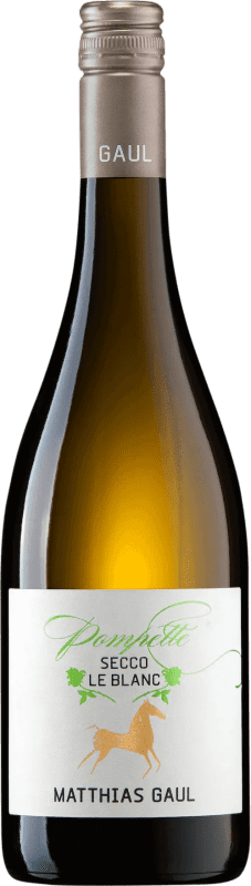 14,95 € 免费送货 | 白葡萄酒 Matthias Gaul Pompette Trocken — 干型 Q.b.A. Pfälz 普法尔茨 德国 Scheurebe — 舒雷贝 75 cl