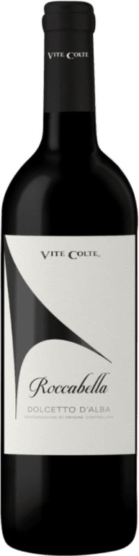 9,95 € 送料無料 | 赤ワイン Vite Colte Roccabella Trocken — 辛口 D.O.C.G. Dolcetto d'Alba ピエモンテ イタリア Dolcetto — ドルチェット 75 cl
