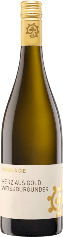 15,95 € Envio grátis | Vinho Branco Hammel Herz aus Gold Trocken — Seco Q.b.A. Pfälz Pfälz Alemanha Pinot Branco 75 cl