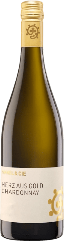 15,95 € 免费送货 | 白葡萄酒 Hammel Herz aus Gold Trocken — 干型 Q.b.A. Pfälz 普法尔茨 德国 Chardonnay — 莎当妮 75 cl