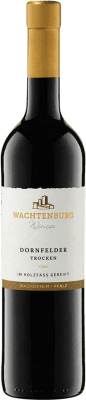 15,95 € Бесплатная доставка | Красное вино Wachtenburg Winzer Trocken — Сухое Premium — Премиум, Oak Barrel — Дубовая бочка Q.b.A. Pfälz Пфальце Германия Dornfelder — Дорнфельдер 75 cl