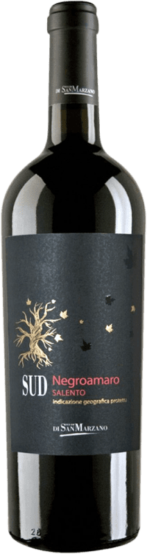 14,95 € Kostenloser Versand | Rotwein San Marzano SUD Trocken I.G.T. Puglia Apulien Italien Negroamaro 75 cl