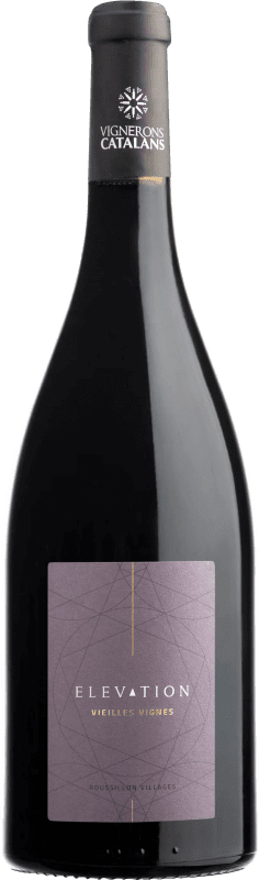 15,95 € 免费送货 | 红葡萄酒 Vignerons Catalans Élévation Trocken — 干型 Villages, VV Vieilles Vignes — 老藤 A.O.C. Côtes du Roussillon 鲁西永 法国 Garnacha — 歌海娜 75 cl
