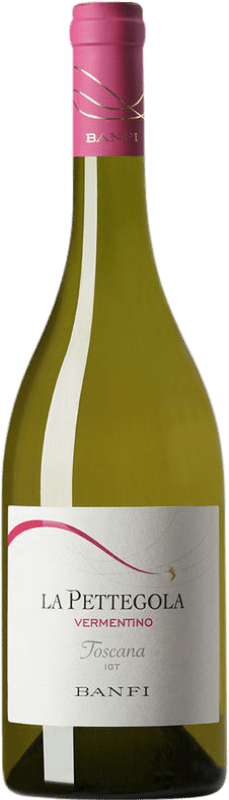 15,95 € Envío gratis | Vino Blanco Castello Banfi La Pettegola Trocken — Seco I.G.T. Toscana Toscana Italia Vermentino 75 cl