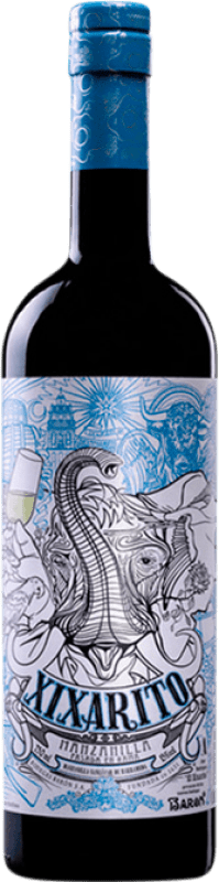 16,95 € Envío gratis | Vino Generoso Fortificado Xixarito. Pasada Fino en Rama D.O. Manzanilla-Sanlúcar de Barrameda España 75 cl