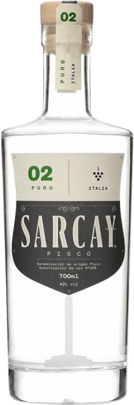 23,95 € Envoi gratuit | Pisco Sarcay Italia Pérou 70 cl