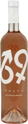 19,95 € Envio grátis | Vinho Rosé Seynu 69 França Syrah, Garnacha — Grenache, Mourvèdre, Cinsault, Vermentino 75 cl