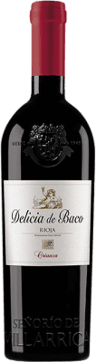 32,95 € Free Shipping | Red Wine Señorío de Villarrica Delicia de Baco Crianza — Aged D.O.Ca. Rioja The Rioja Spain Tempranillo, Garnacha — Grenache, Graciano 75 cl