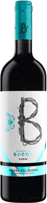 9,95 € Бесплатная доставка | Красное вино Señorio de Bocos Дуб D.O. Ribera del Duero Кастилия-Леон Испания 75 cl