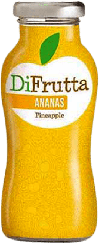 53,95 € 免费送货 | 盒装24个 果汁 DiFrutta 意大利 小瓶装 20 cl Ananas — 菠萝