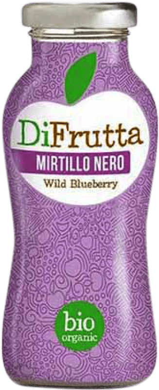 79,95 € Free Shipping | 24 units box Juice DiFrutta Italy Bio — Organic Small Bottle 20 cl Mirtillo — Blueberries, Nectar