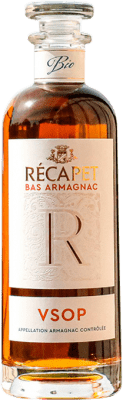 63,95 € Kostenloser Versand | Armagnac 4 Spirits Recapet VSOP Very Superior Old Pale — Sehr Hochwertiger Alter Heller Frankreich Bio — Nachhaltig 75 cl