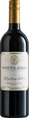 19,95 € Kostenloser Versand | Rotwein Woodlands Wilyabrup Valley Cabernet Sauvignon Merlot I.G. Margaret River Margaret River Australien Merlot, Cabernet Sauvignon Organic — Bio 75 cl