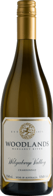 29,95 € Envío gratis | Vino Blanco Woodlands Wilyabrup Valley I.G. Margaret River Margaret River Australia Chardonnay Organic — Ecológico 75 cl