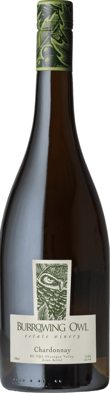 39,95 € Spedizione Gratuita | Vino Bianco Burrowing Owl V.G.A. Okanagan Valley Canada Chardonnay 75 cl