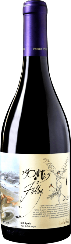 99,95 € Envio grátis | Vinho Tinto Montes Folly I.G. Valle de Colchagua Vale de Colchagua Chile Syrah 75 cl