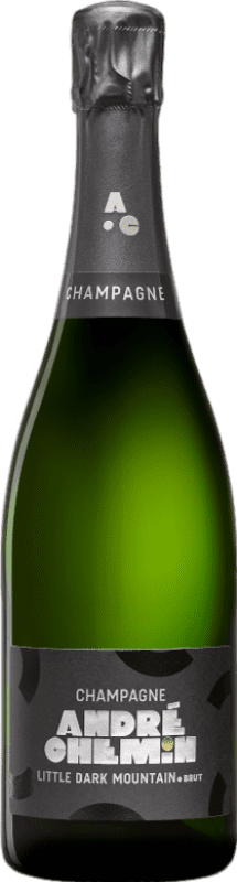 59,95 € Spedizione Gratuita | Spumante Bianco André Chemin Little Dark Mountain A.O.C. Champagne champagne Francia Pinot Nero 75 cl
