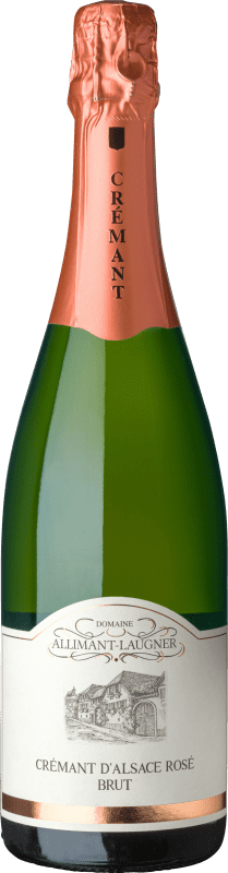 27,95 € 免费送货 | 桃红起泡酒 Allimant-Laugner Rosé — 桃红葡萄酒 A.O.C. Crémant d'Alsace 阿尔萨斯 法国 Pinot Noir — 黑皮诺 75 cl