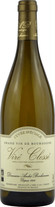 28,95 € Envio grátis | Vinho Branco Domaine Andre Bonhomme Cuvée, Especial A.O.C. Viré-Clessé Borgonha França Chardonnay 75 cl