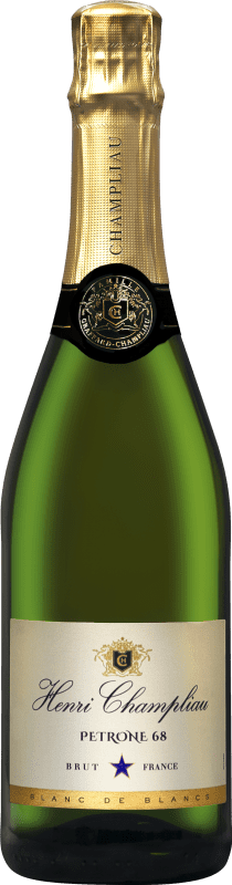 19,95 € Envoi gratuit | Vin Mousseux Blanc Henri Champliau Petrone 68 Brut Blanc de Blancs A.O.C. Crémant de Bourgogne Bourgogne France Chardonnay 75 cl