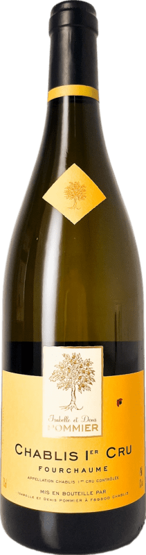 51,95 € Envio grátis | Vinho Branco Isabelle et Denis Pommier Fourchaume 1er Premier Cru A.O.C. Chablis Borgonha França Chardonnay 75 cl