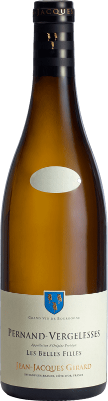 33,95 € Envio grátis | Vinho Branco Jean-Jacques Girard Les Belles Filles A.O.C. Pernand-Vergelesses Borgonha França Chardonnay 75 cl