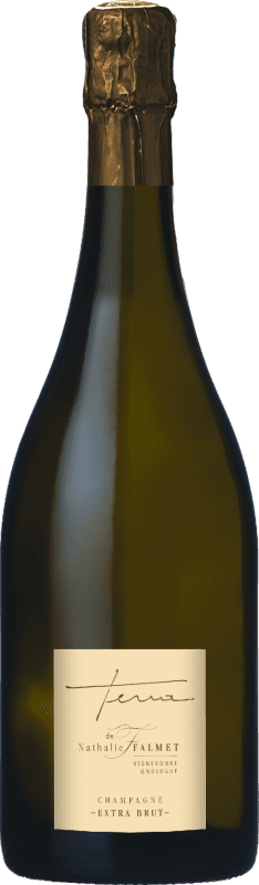 72,95 € 送料無料 | 白のスパークリングワイン Nathalie Falmet Terra Extra Brut — エクストラ・ブリュット A.O.C. Champagne シャンパン フランス Chardonnay — シャルドネ 75 cl