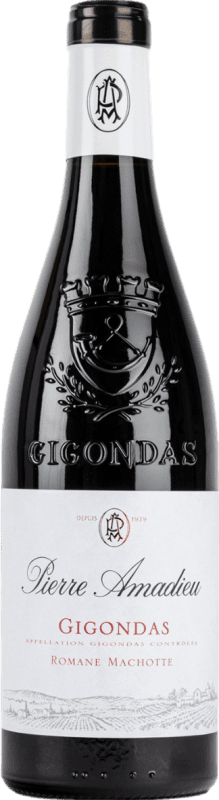 36,95 € 免费送货 | 红葡萄酒 Pierre Amadieu Romane Machotte A.O.C. Gigondas 罗纳 法国 Syrah — 西拉, Garnacha — 歌海娜 75 cl