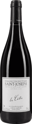 29,95 € Kostenloser Versand | Rotwein Vincent Paris Les Côtes A.O.C. Saint-Joseph Rhône Frankreich Syrah 75 cl