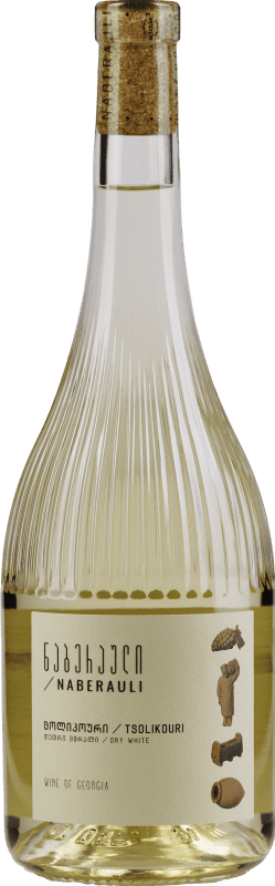 29,95 € Free Shipping | White Wine Naberauli Lechkhumi Georgia Tsolikouri 75 cl