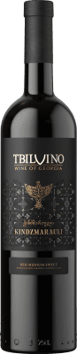18,95 € Spedizione Gratuita | Vino Dolce Tbilvino P.D.O. Kindzmarauli Kakheti Georgia Saperavi 75 cl
