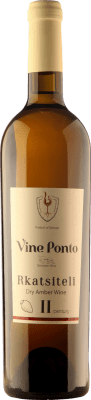 28,95 € Envío gratis | Vino Naranja Vine Ponto Qvevri I.G. Kakheti Kakheti Georgia Rkatsiteli 75 cl