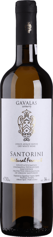 61,95 € 送料無料 | 白ワイン Gavalas Natural Ferment P.D.O. Santorini Santorini ギリシャ Assyrtiko — アシルティコ 75 cl
