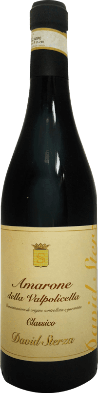 48,95 € 免费送货 | 红葡萄酒 David Sterza 经典 D.O.C.G. Amarone della Valpolicella 威尼托 意大利 75 cl