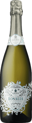 19,95 € Envío gratis | Espumoso Blanco Giusti Rosalia Extra Dry — Extra Seco D.O.C. Prosecco Veneto Italia Glera 75 cl